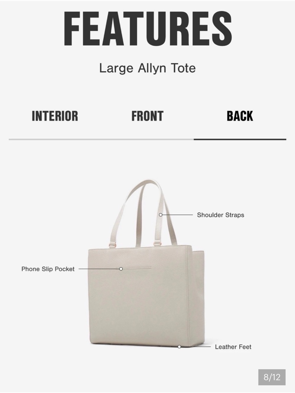 Dagne Dover Allyn Leather Tote - Picture 8 of 12